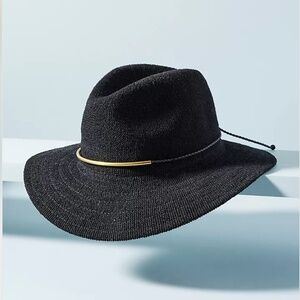Anthropologie x Sand Diego Hat Company Black Pikes Peak Rancher